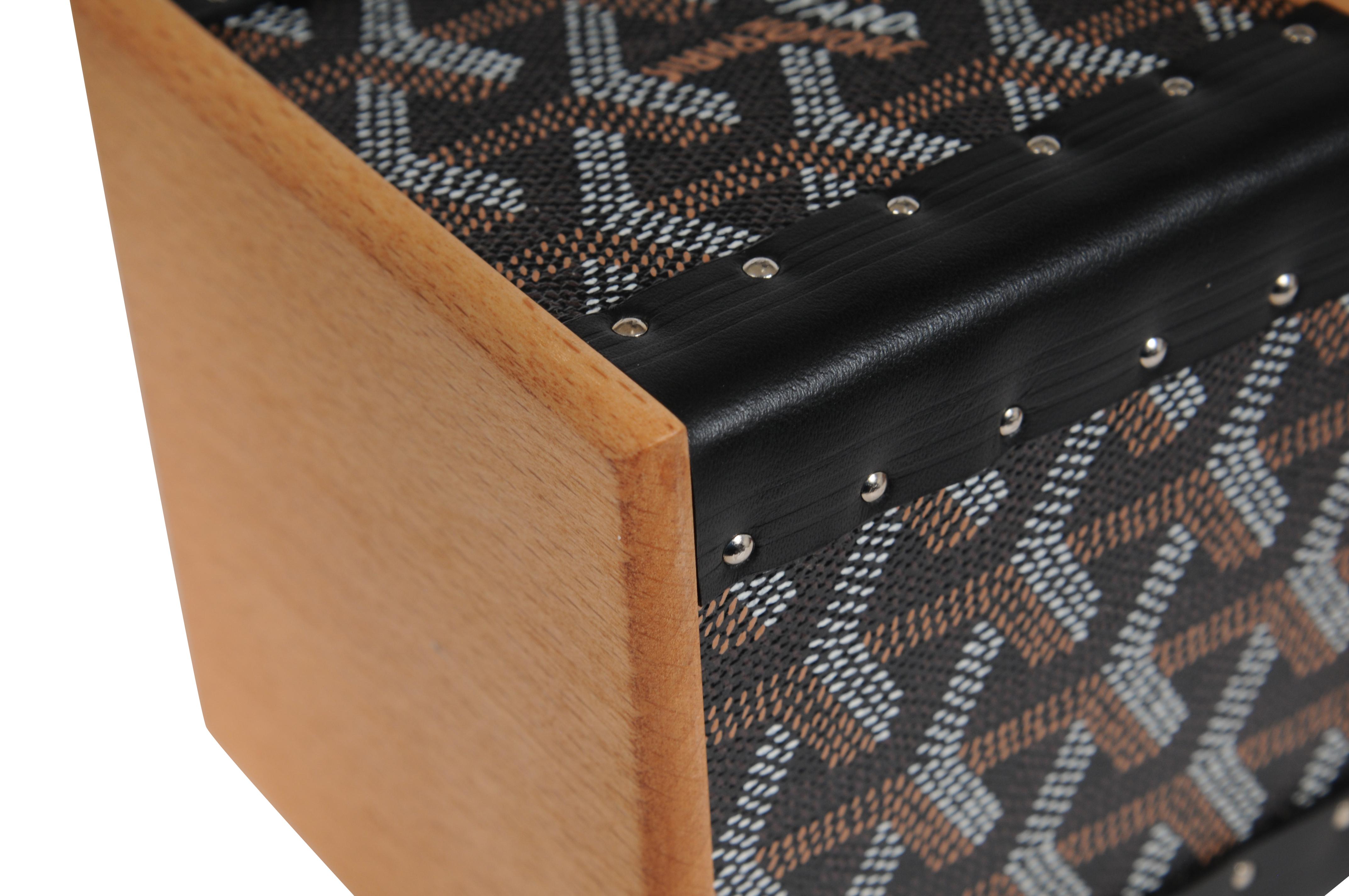 Goyard Portacandele Nero Marrone Casa Decor Scrivania Matita Portavaso Display in vendita 5