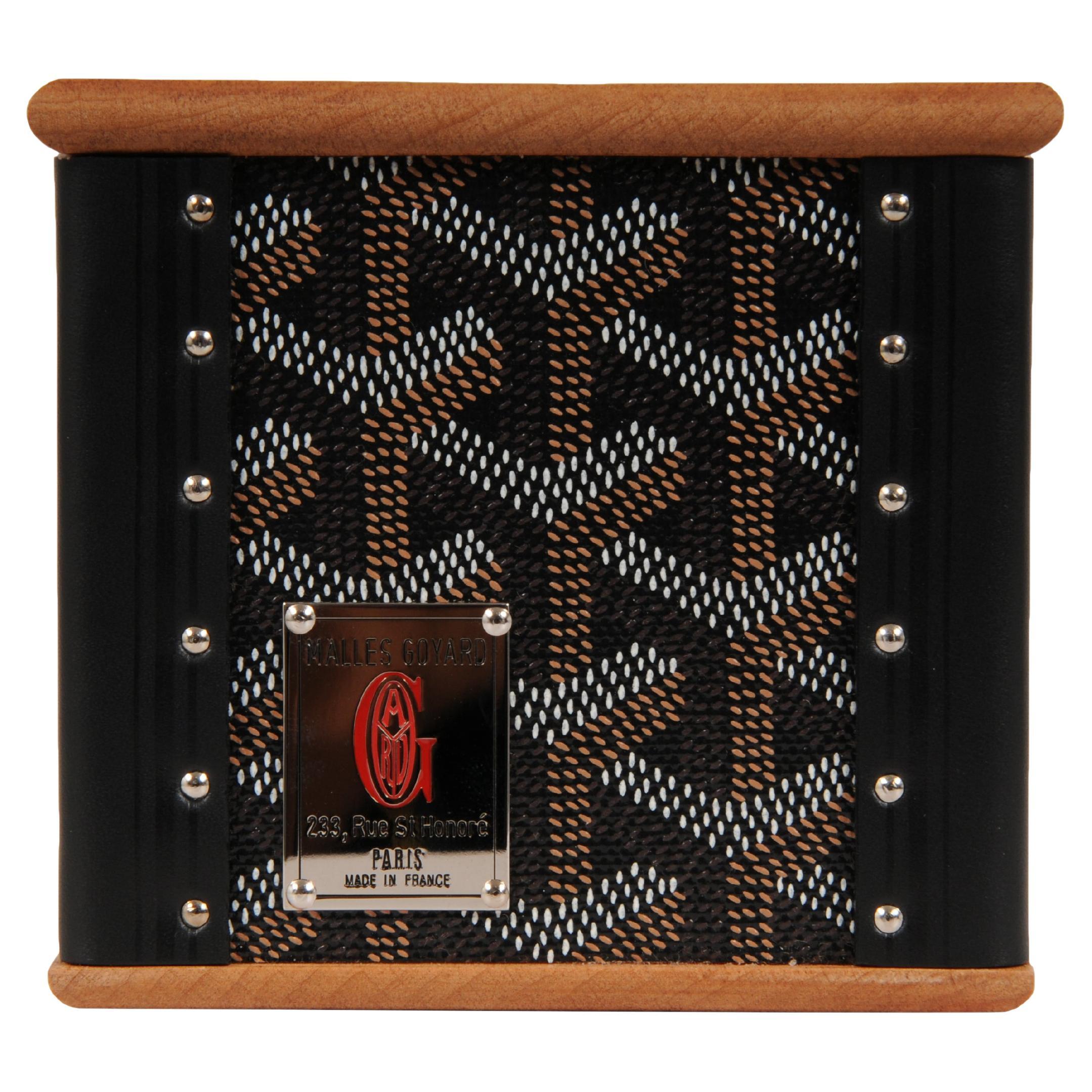 Goyard Portacandele Nero Marrone Casa Decor Scrivania Matita Portavaso Display in vendita