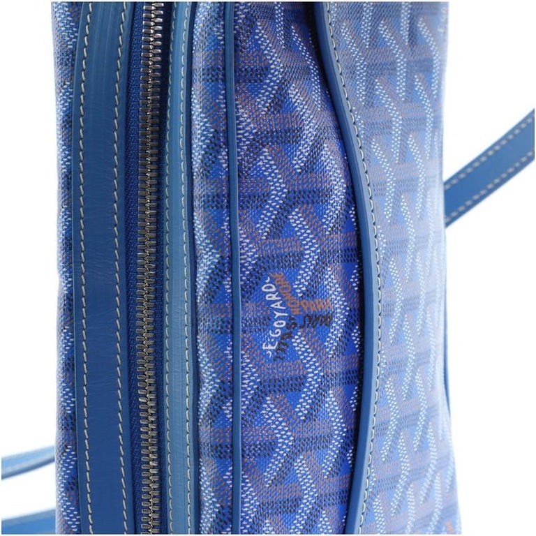 Goyard Cap-Vert PM Bag Sky Blue in Coated Canvas/Calfskin Leather with  Palladium-tone - US
