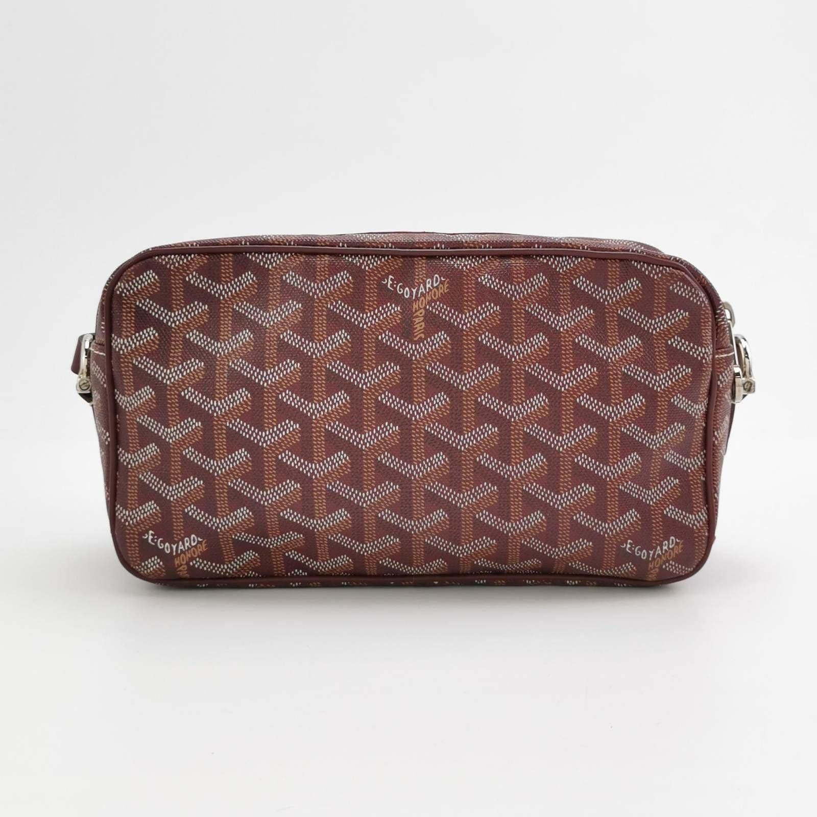 Women's Goyard Cap Vert Crossbody Goyardine Burgundy