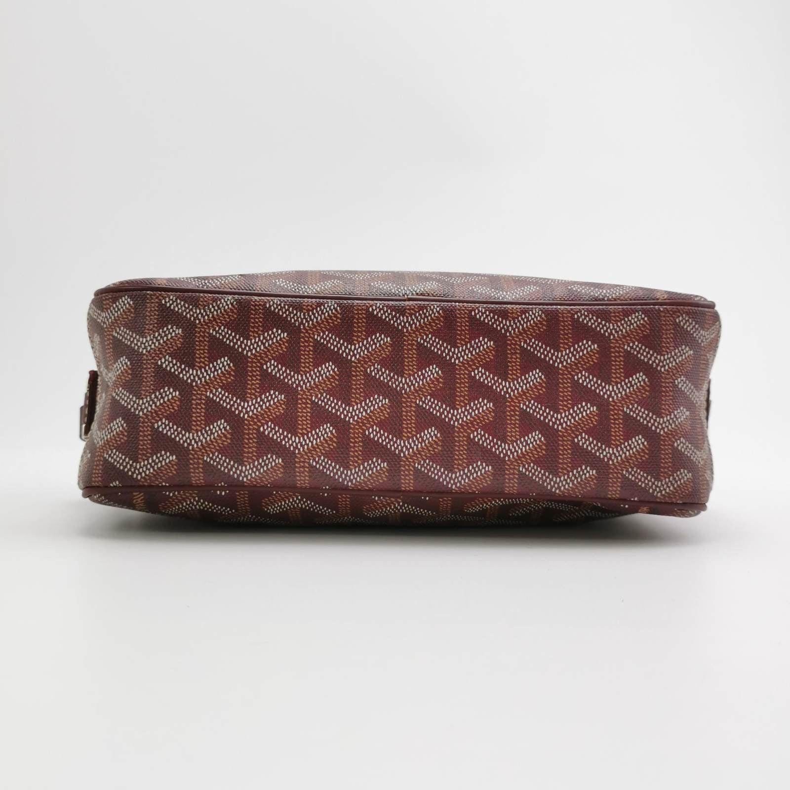 Goyard Cap Vert Crossbody Goyardine Burgundy 3