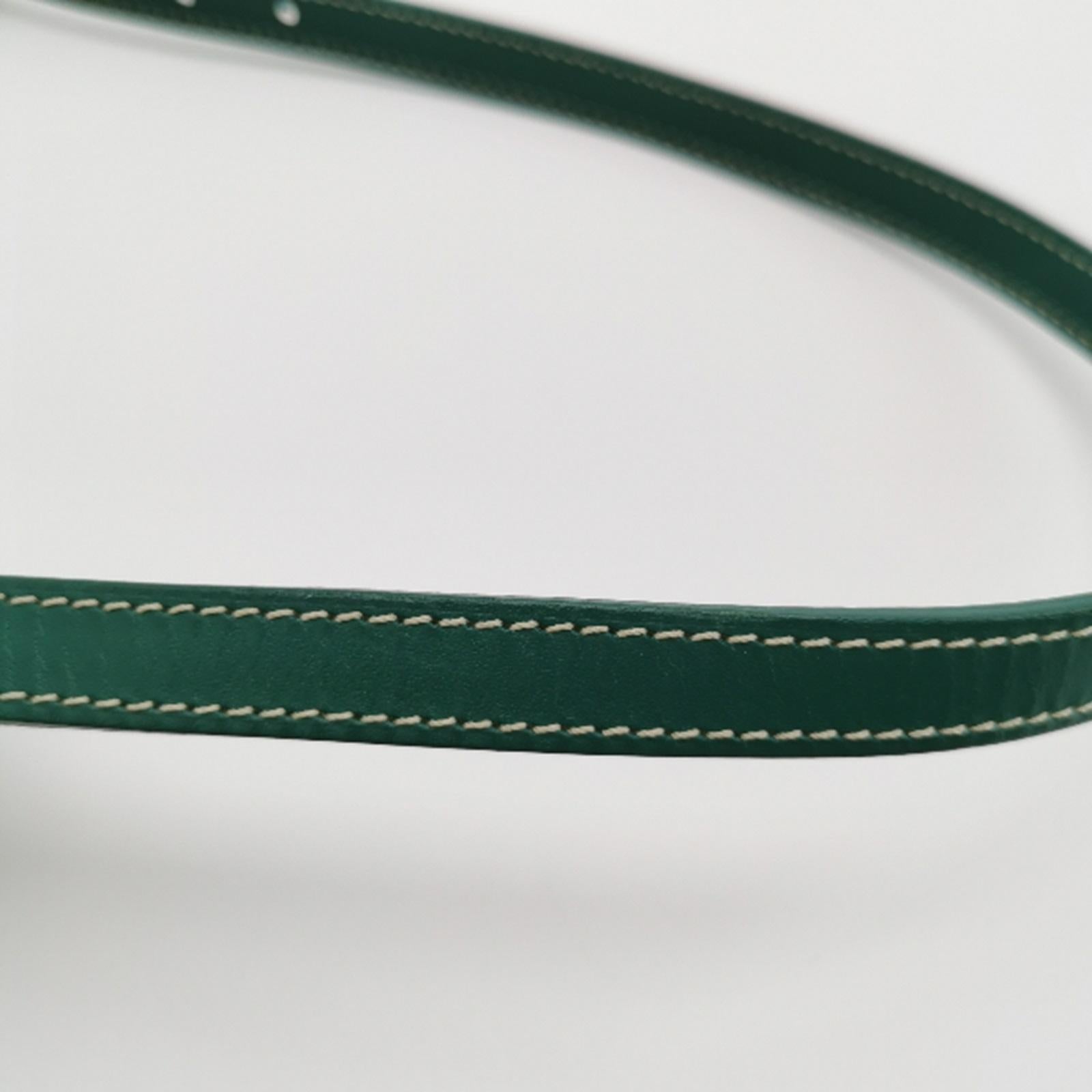 Goyard Cap Vert Crossbody Goyardine Green 8