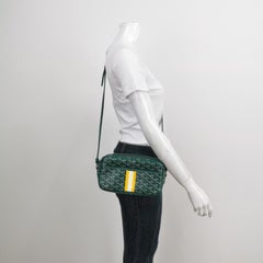 Goyard Cap Vert Crossbody Goyardine Green