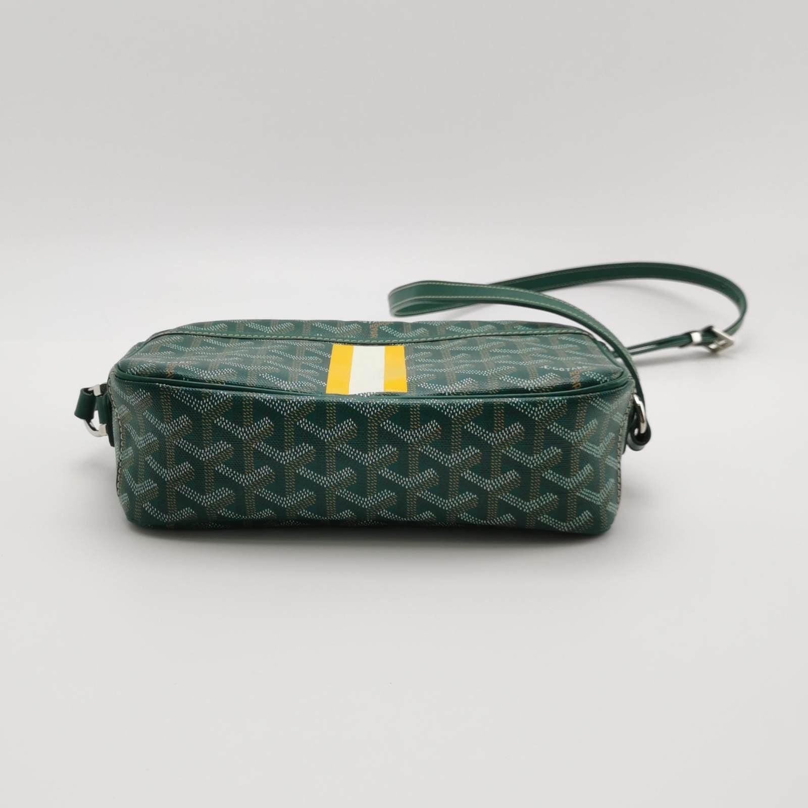 Goyard Cap Vert Crossbody Goyardine Green 1