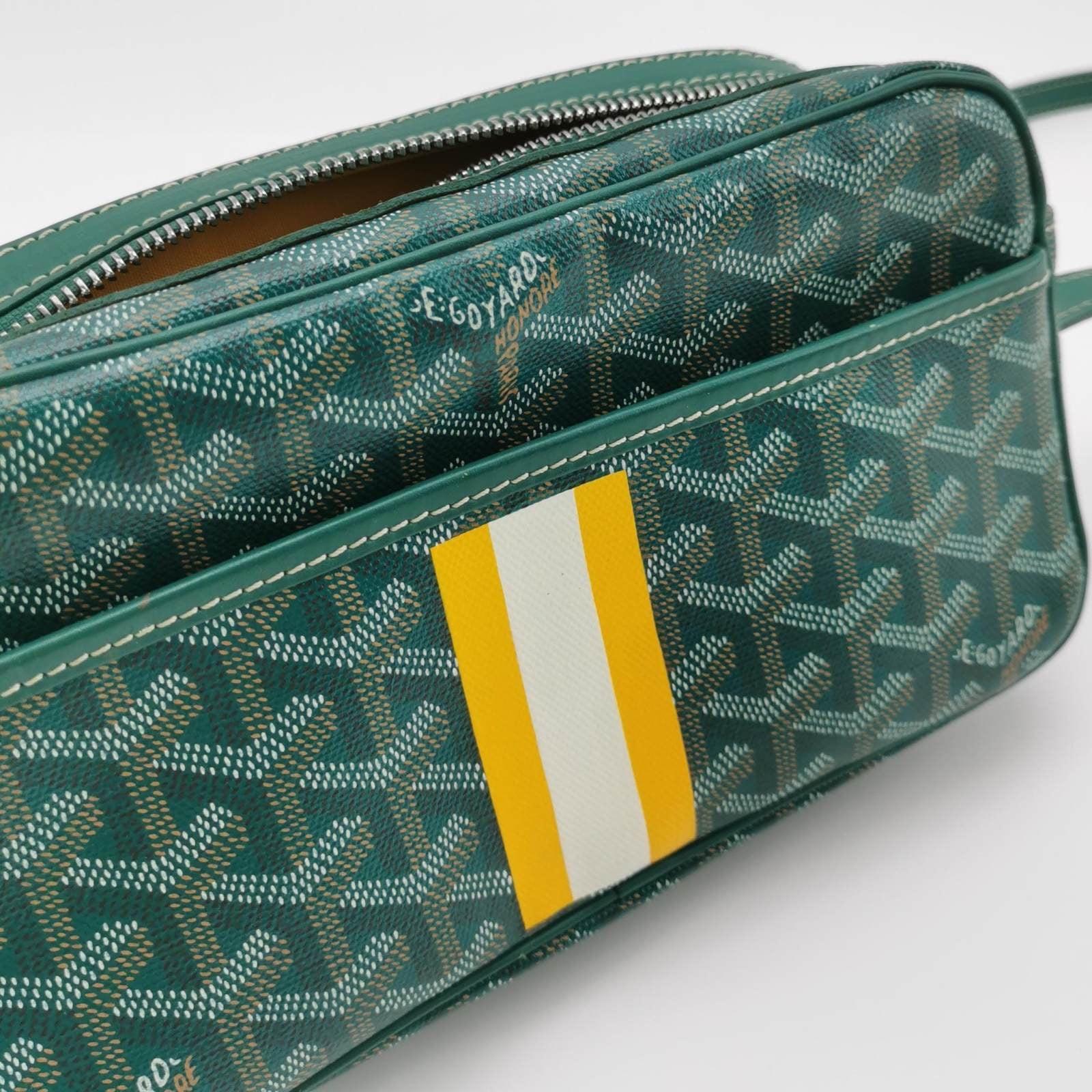 Goyard Cap Vert Crossbody Goyardine Green 2