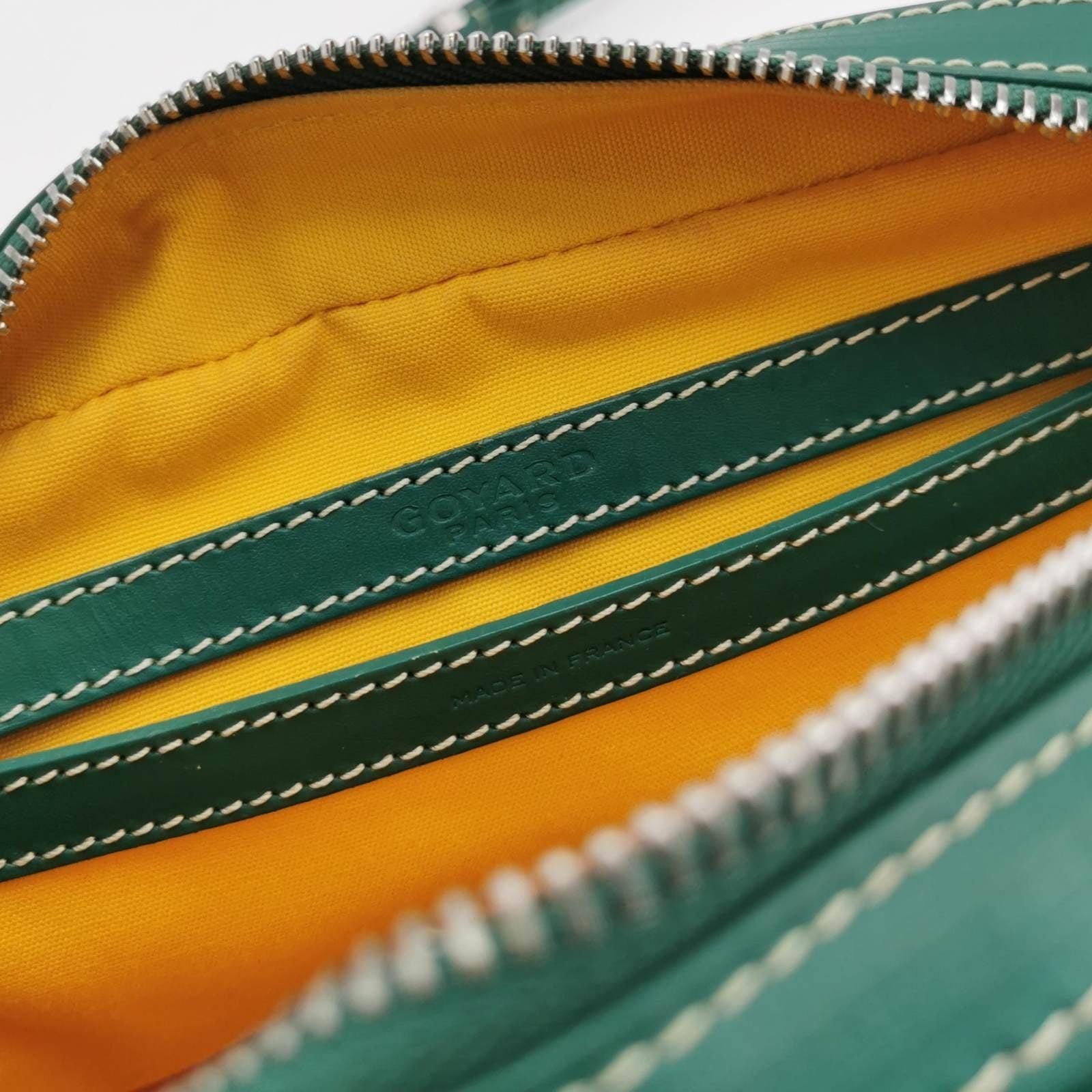 Goyard Cap Vert Crossbody Goyardine Green 3