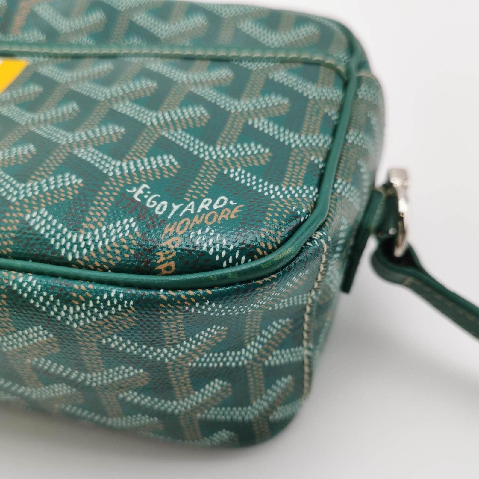 Goyard Cap Vert Crossbody Goyardine Green 5