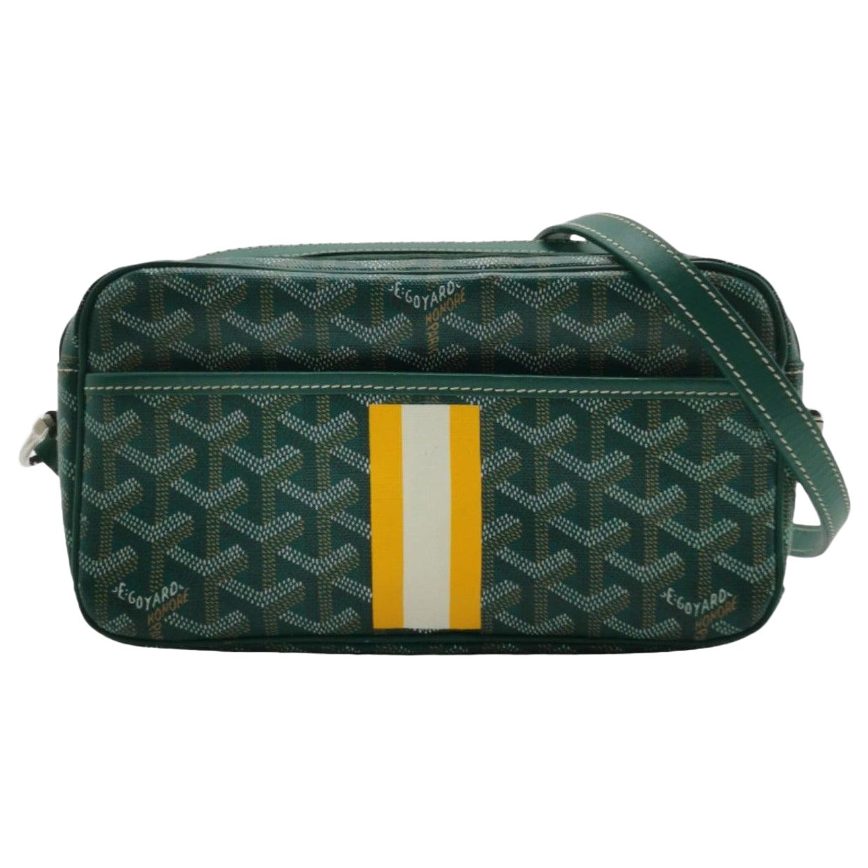 Goyard Cap Vert Crossbody Goyardine Green