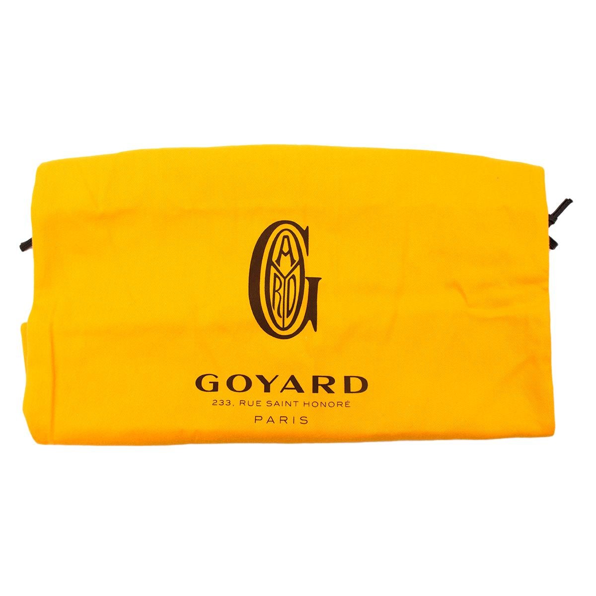 Goyard Cap Vert Goyardine Navy Blue Crossbody Bag For Sale 1