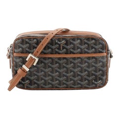 Goyard Cap Vert Handbag Coated Canvas