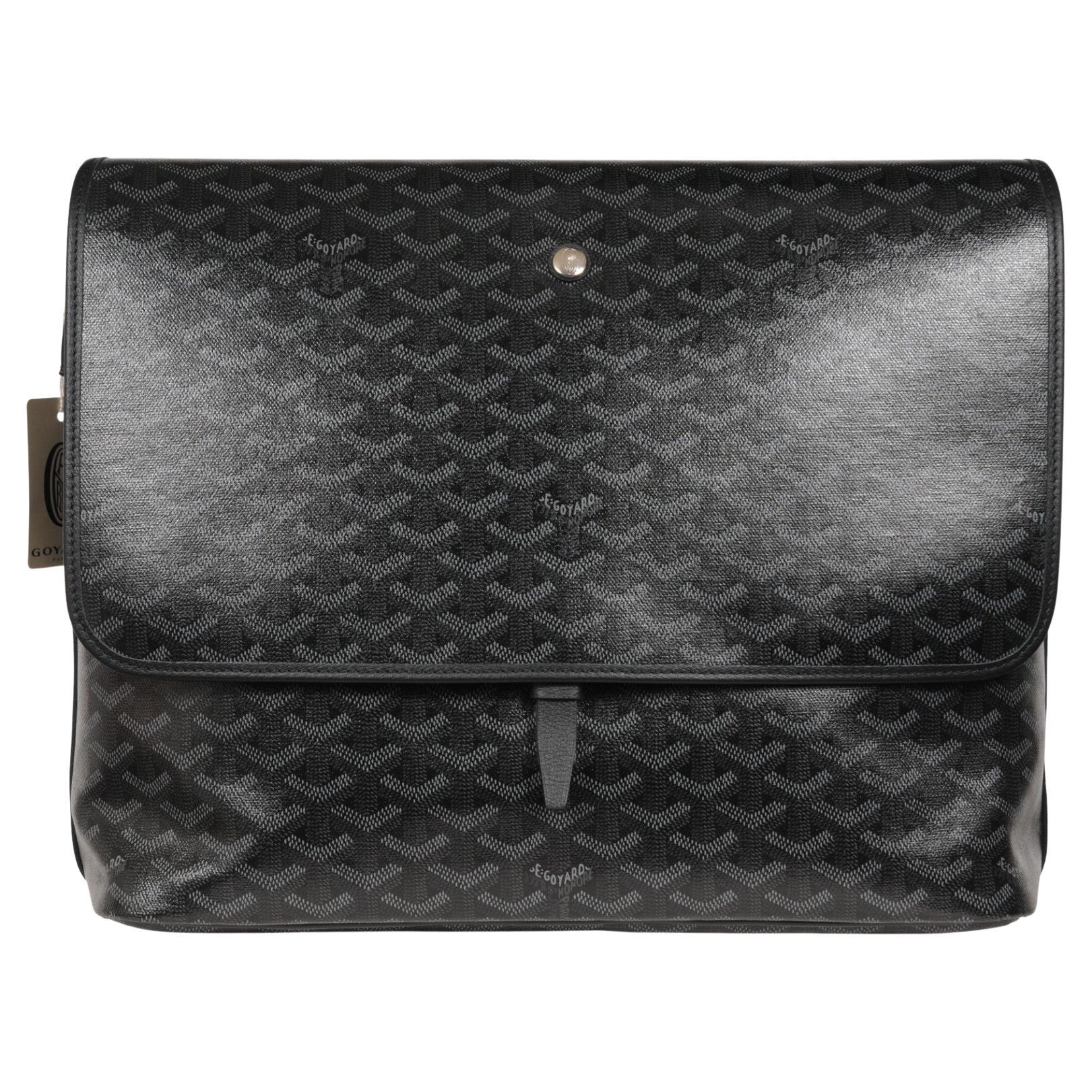 Goyard Capetien Messenger Jet Bag Nero Borsa da viaggio Laptop Carry On Crossbody in vendita