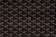 Goyard Caravelle 50 Suitcase Black Foldable Carry On Travel Top Handle Duffle
