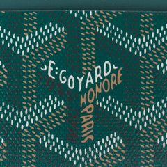 Goyard Card Holder St. Sulpice Green New w/Box