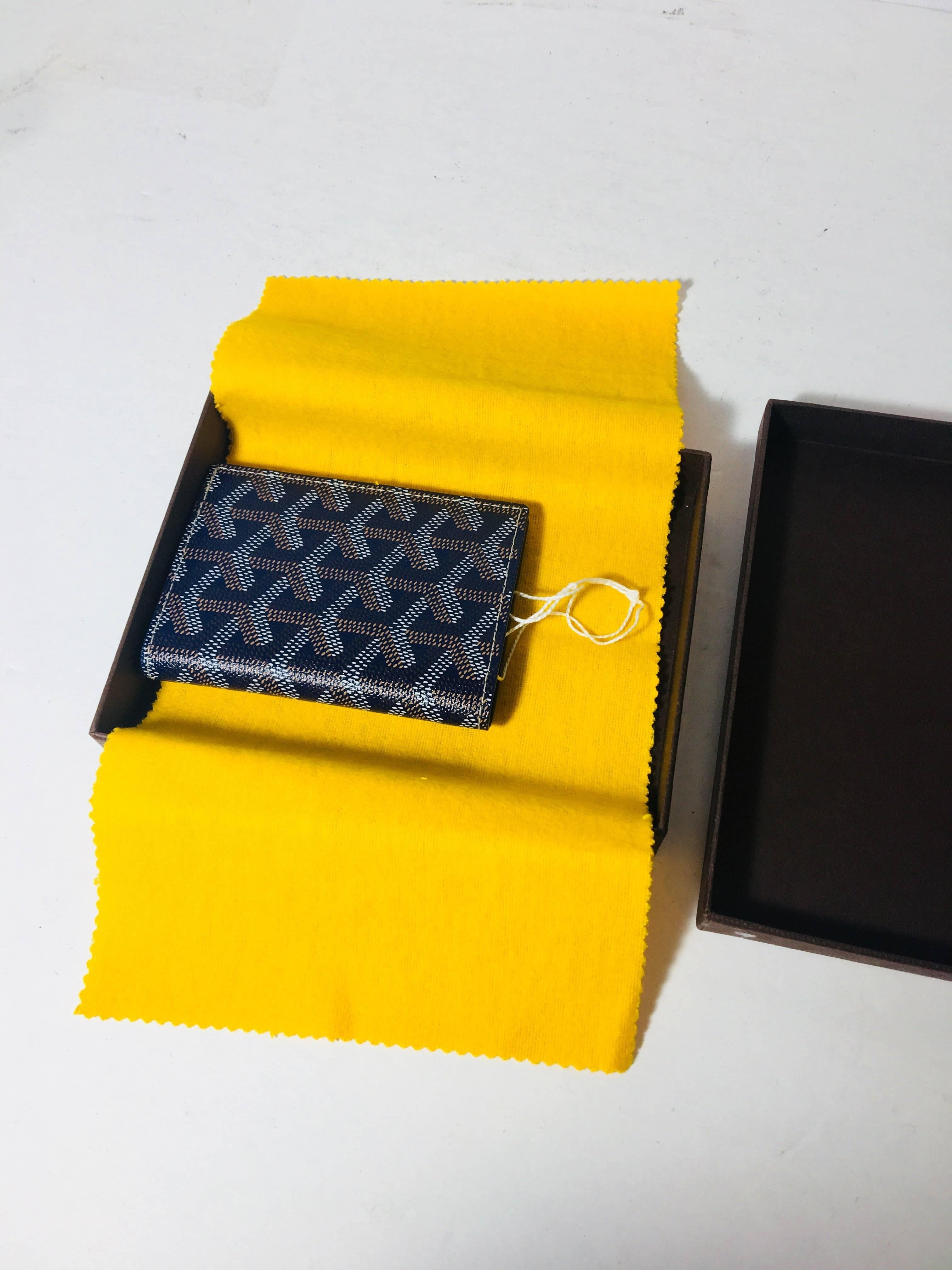 Black Goyard Card Wallet