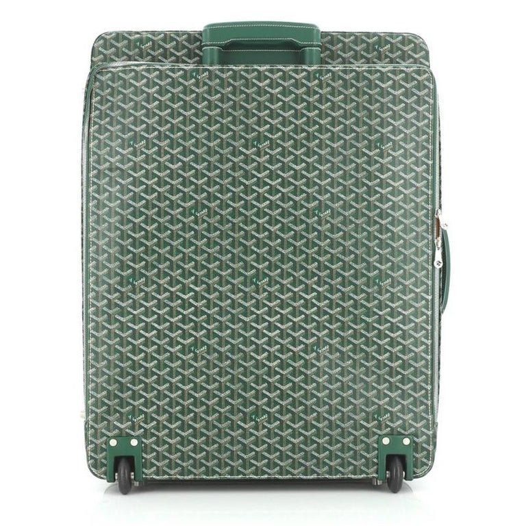 Goyard Carry On Trolley Rolling Luggage Coated Canvas MM at 1stDibs