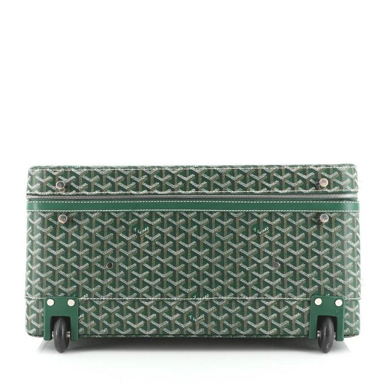 Goyard Carry On Trolley Rolling Luggage Coated Canvas PM at 1stDibs