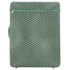 Goyard 2007 Green Saint Martin Canvas Boston Bag · INTO