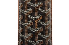 Goyard Churchill 2 Cigar Case Black Brown Leather Travel Case