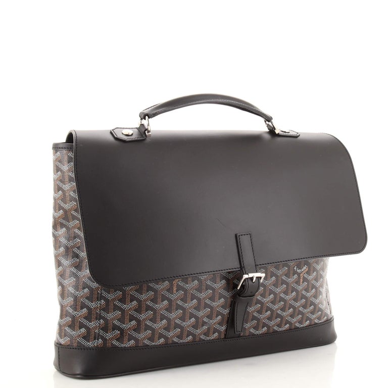 Goyard Citadin Messenger Briefcase Coated Canvas at 1stDibs