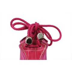 Goyard Coin Pouch Pink Limited Edition Crocodile Leather Wallet Key Money Holder