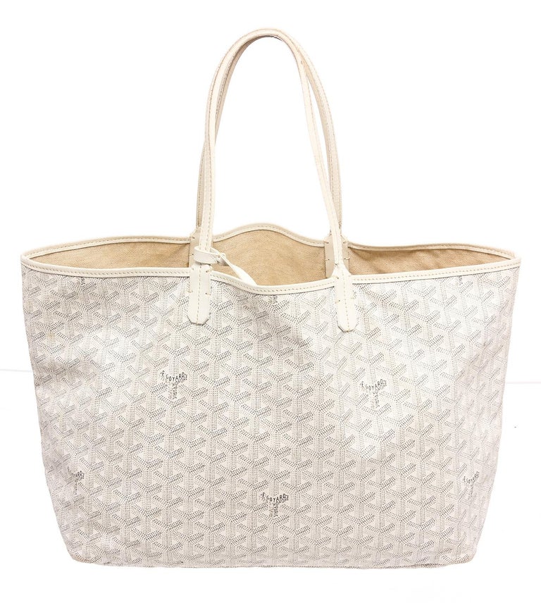 Goyard Goyardine Saint Louis Tote GM Green at 1stDibs