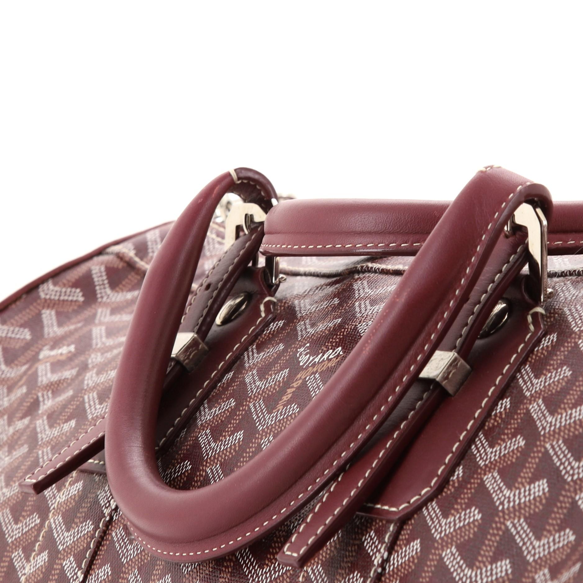 Goyard Croisiere Bag Coated Canvas 45 In Good Condition In NY, NY