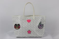 Goyard Customised Goyardine St Louis Pm Coated Canvas Tote Bag