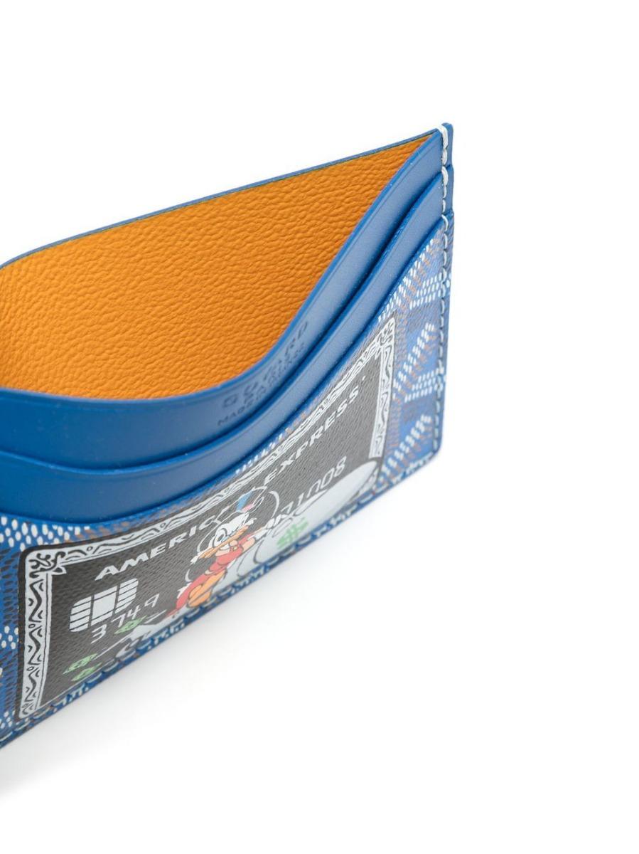 Goyard maßgeschneiderte Scrooge McDuck Amex St Sulpice Blaue Brieftasche im Zustand „Neu“ in London, GB