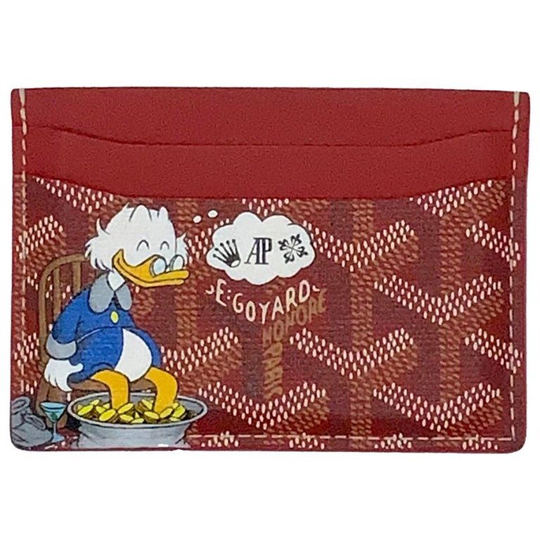 Goyard Green Customized Slotcard Wallet at 1stDibs  goyard card holder  donald duck, hoyard wallet, goyard wallet green