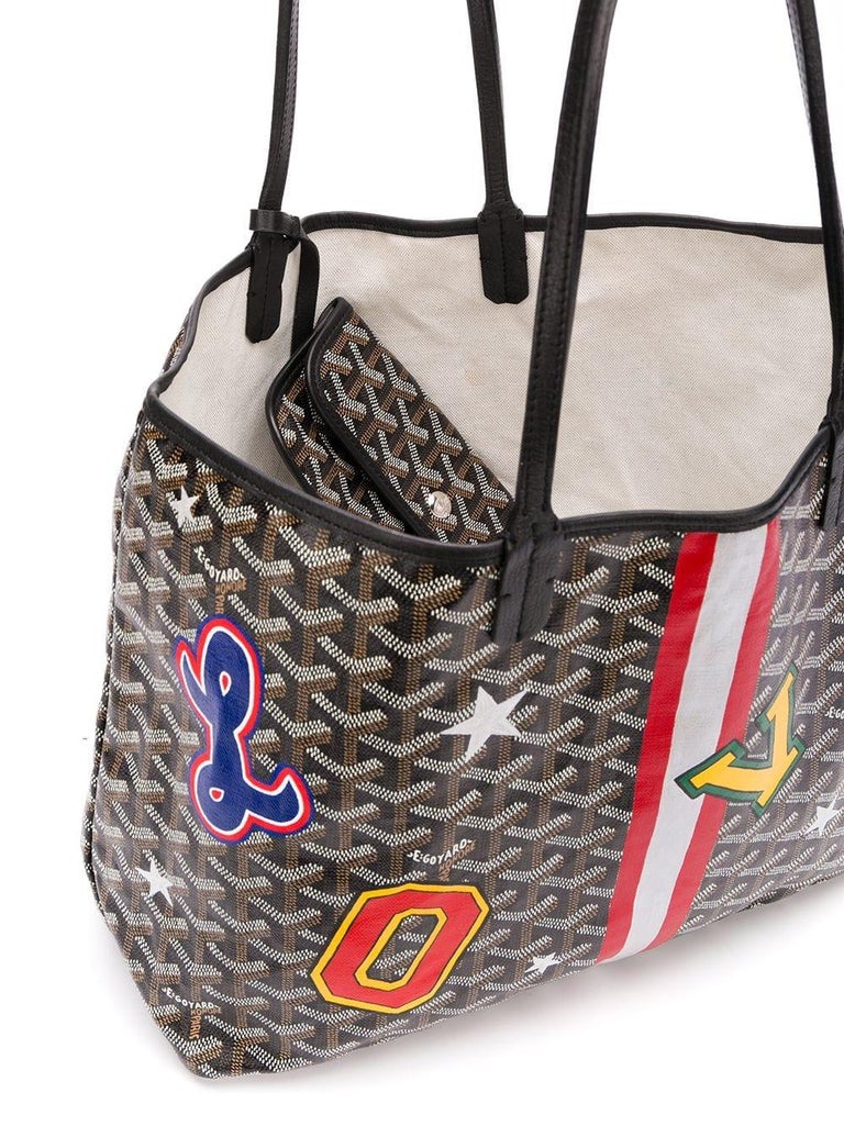 Goyard Customized Grey 'Girl with Balloon' Monogram St Louis PM Bag For  Sale at 1stDibs