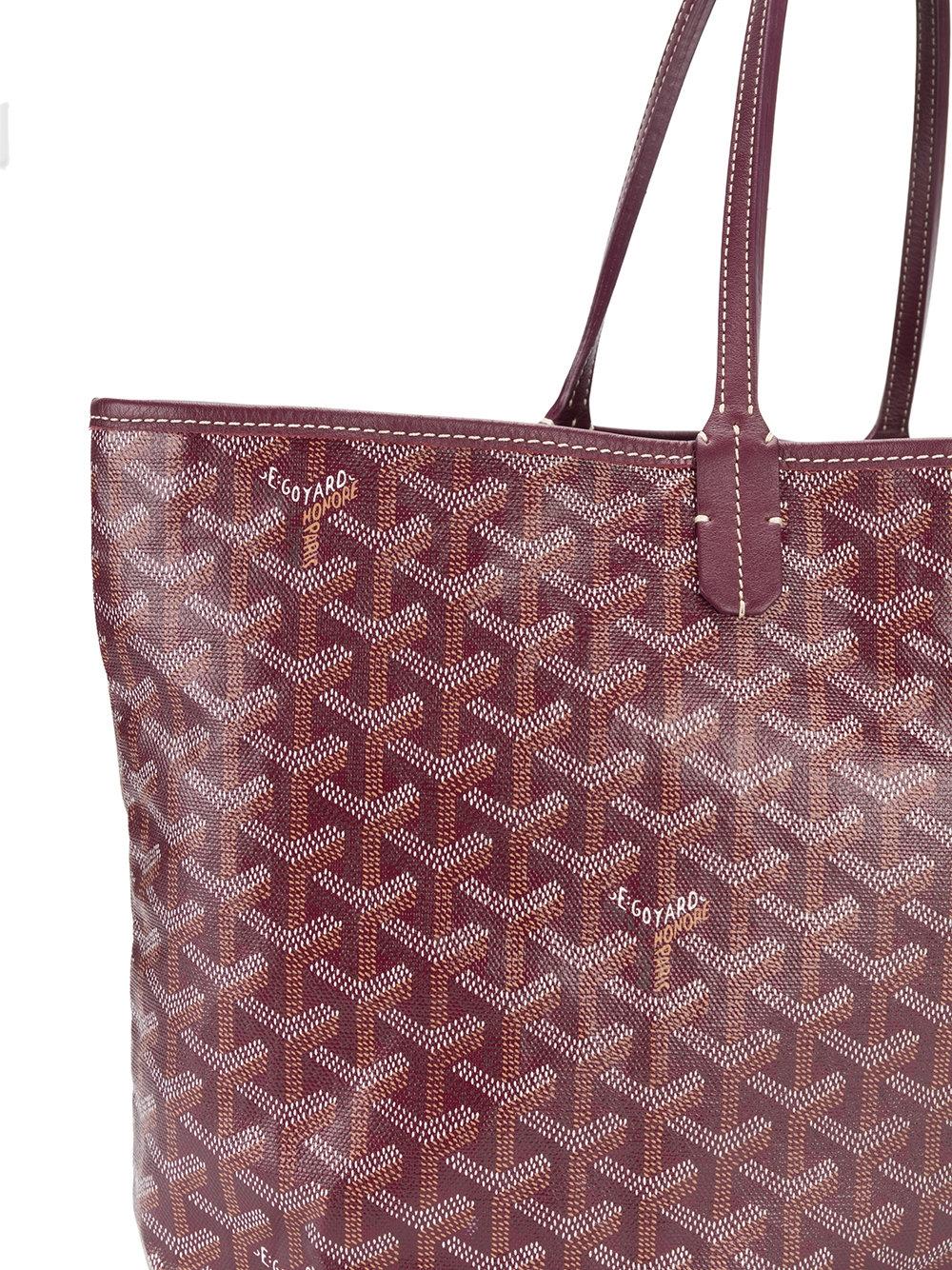  Sac Goyard St Louis PM personnalisé bordeaux « Fornasetti Eye » avec monogramme Pour femmes 