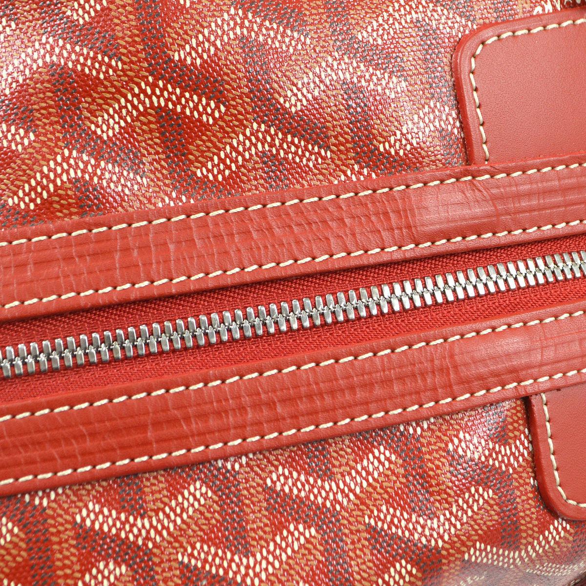 Sac de voyage Goyard Duffle Boeing 45 rouge 67461 Bon état - En vente à London, GB