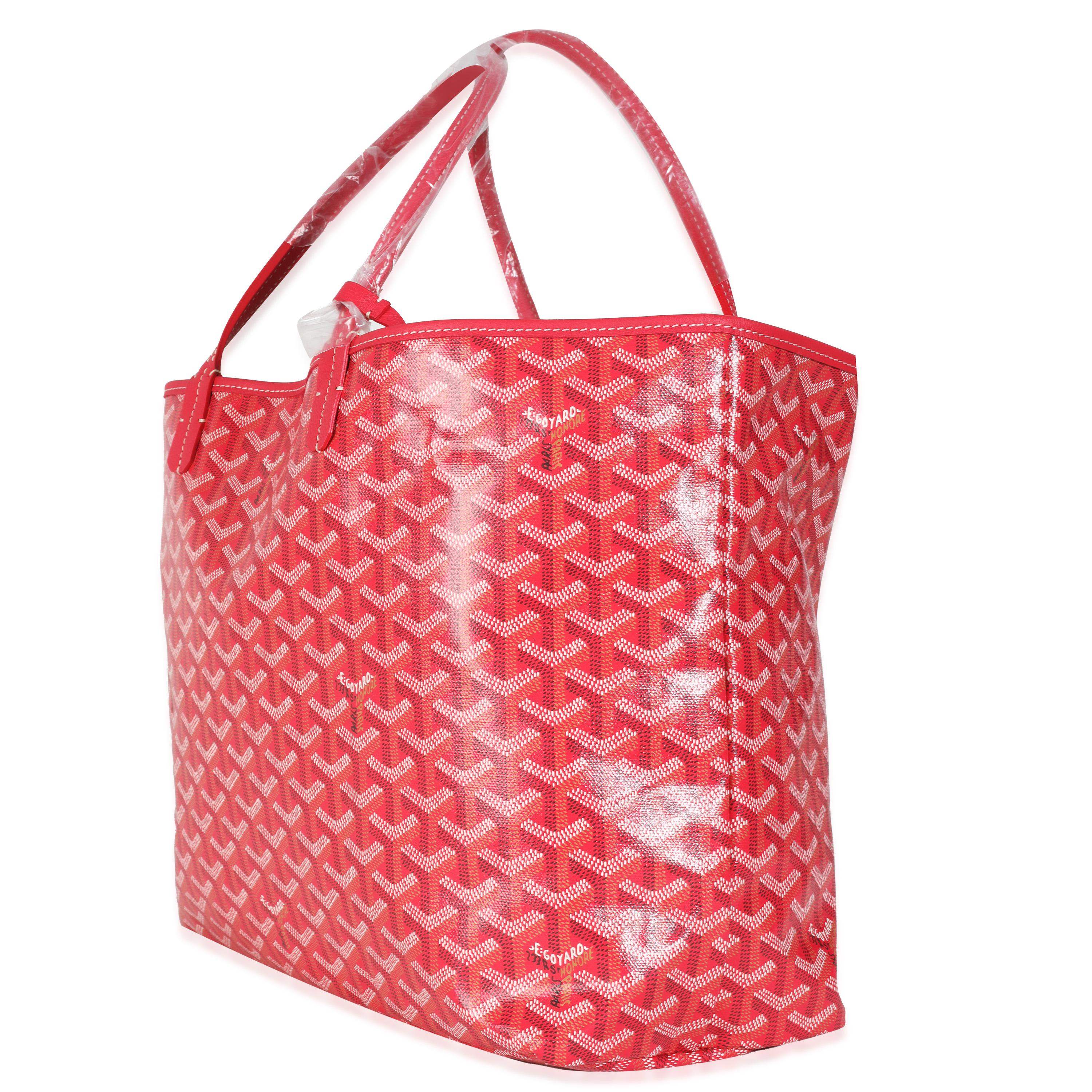 Goyard Fuchsia Goyardine Canvas Le Jardin Saint Louis PM In New Condition For Sale In New York, NY