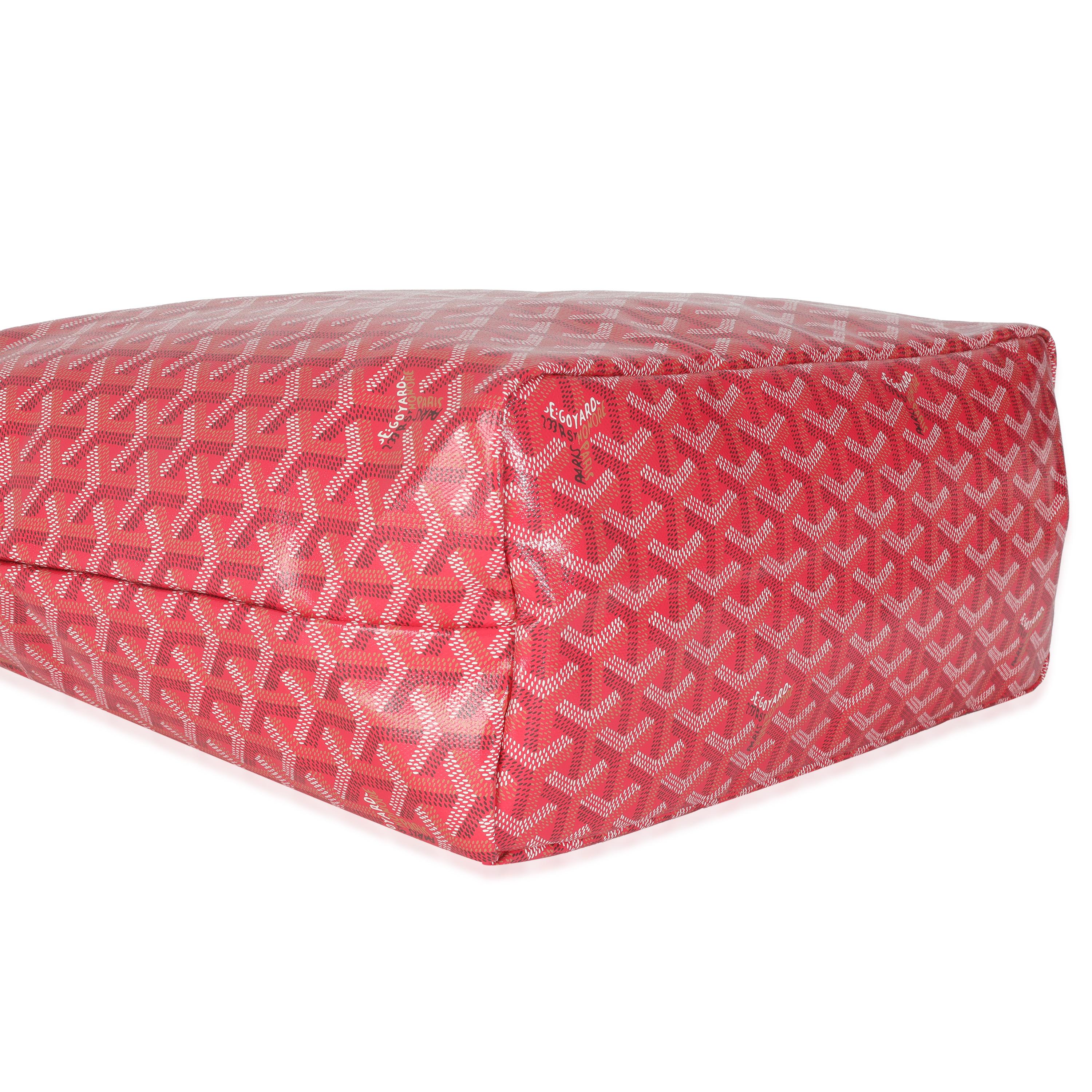 Goyard Fuchsia Goyardine Canvas Le Jardin Saint Louis PM For Sale 2