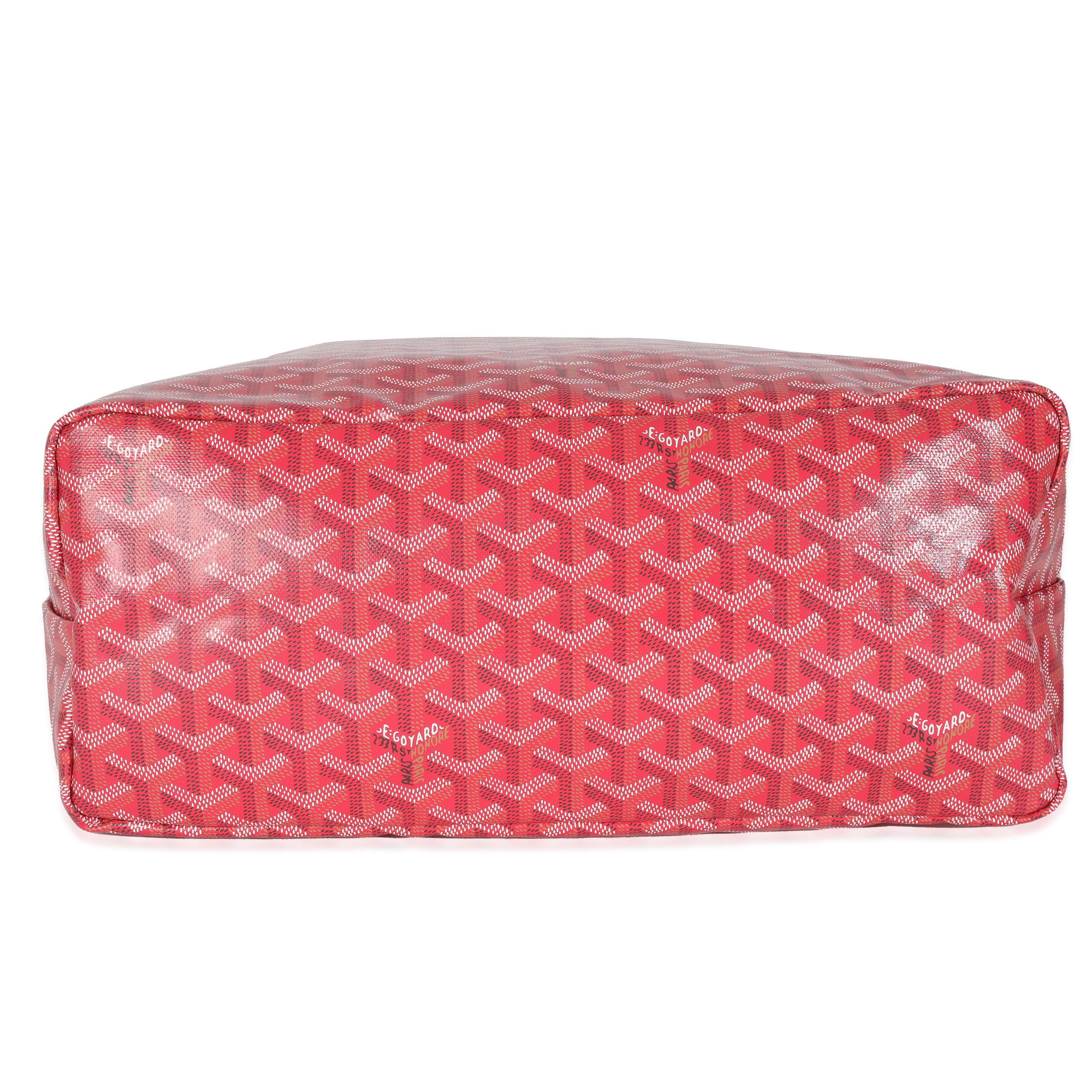 Goyard Fuchsia Goyardine Canvas Le Jardin Saint Louis PM For Sale 3