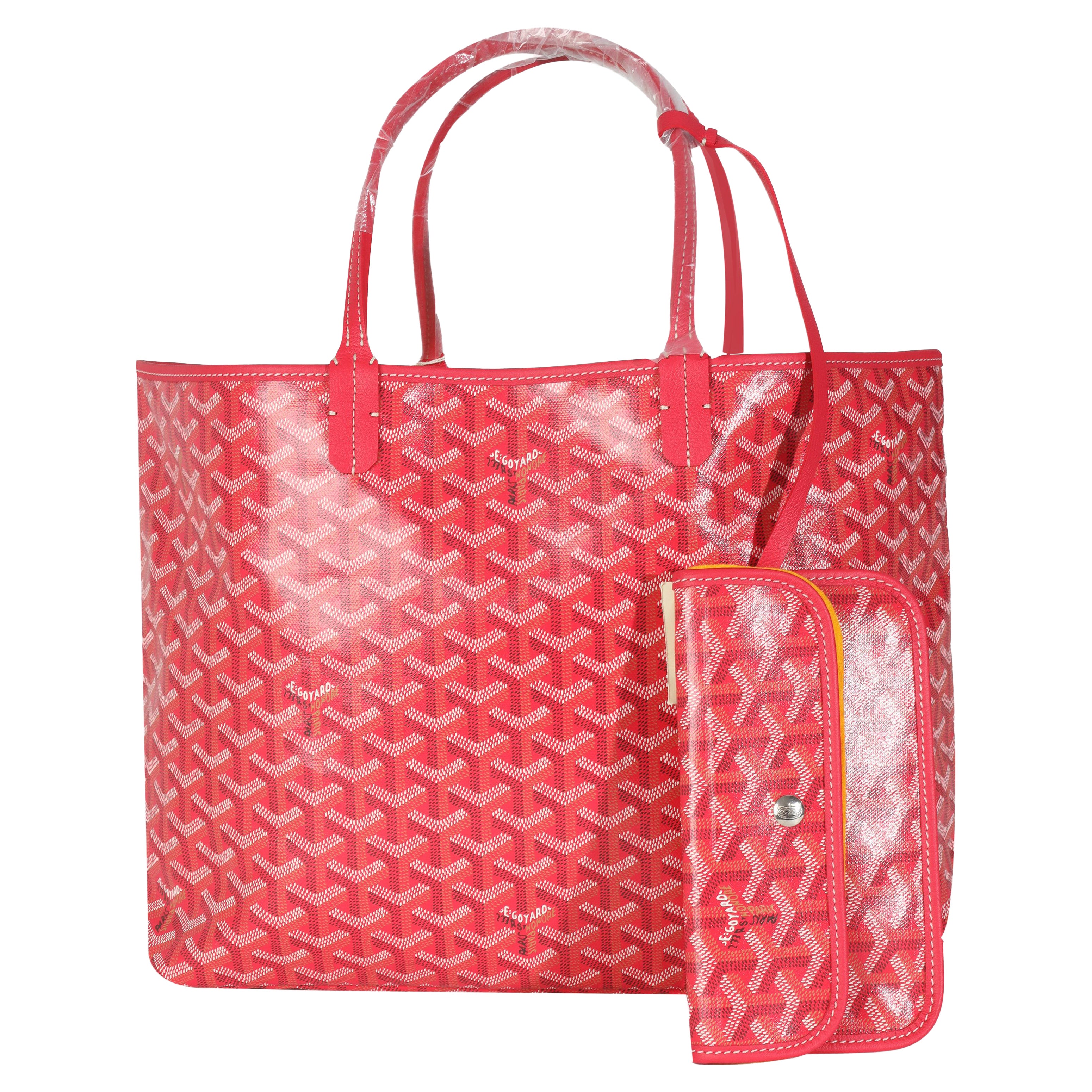 Goyard Fuchsia Goyardine Canvas Le Jardin Saint Louis PM For Sale