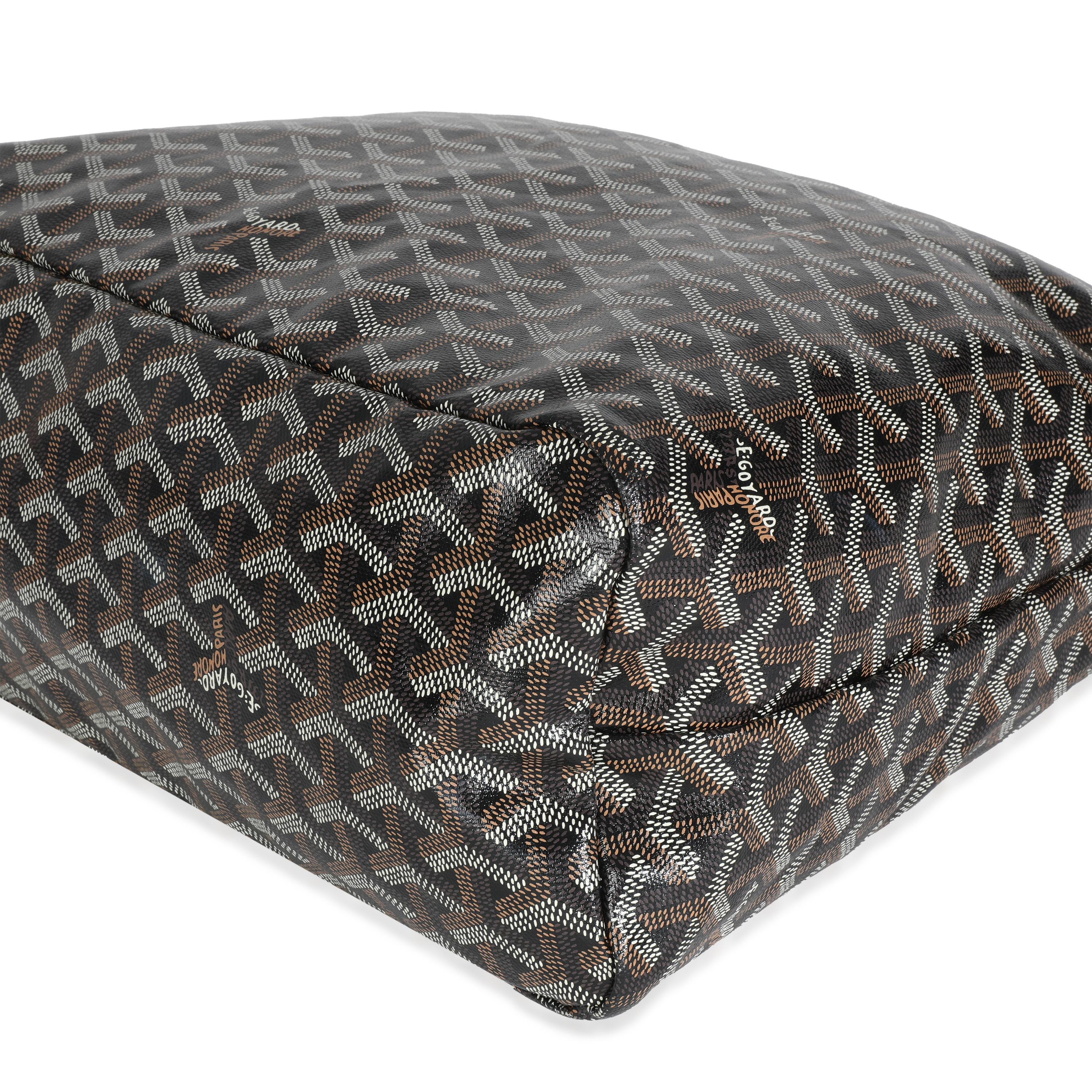 Women's Goyard Gold Black Goyardine Boheme Hobo For Sale