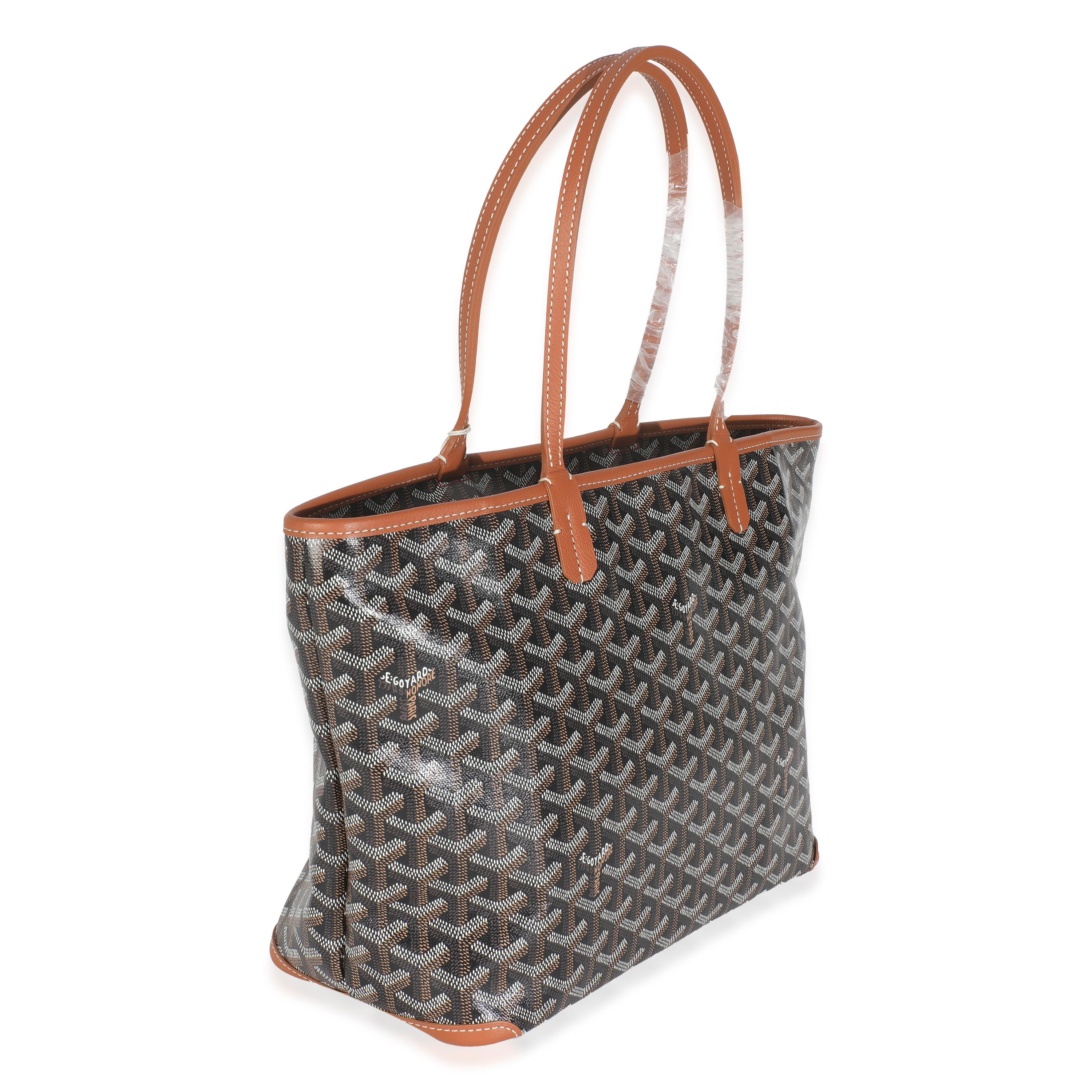Goyard Oro Nero Goyardine Tela Artois MM In condizioni ottime in vendita a New York, NY