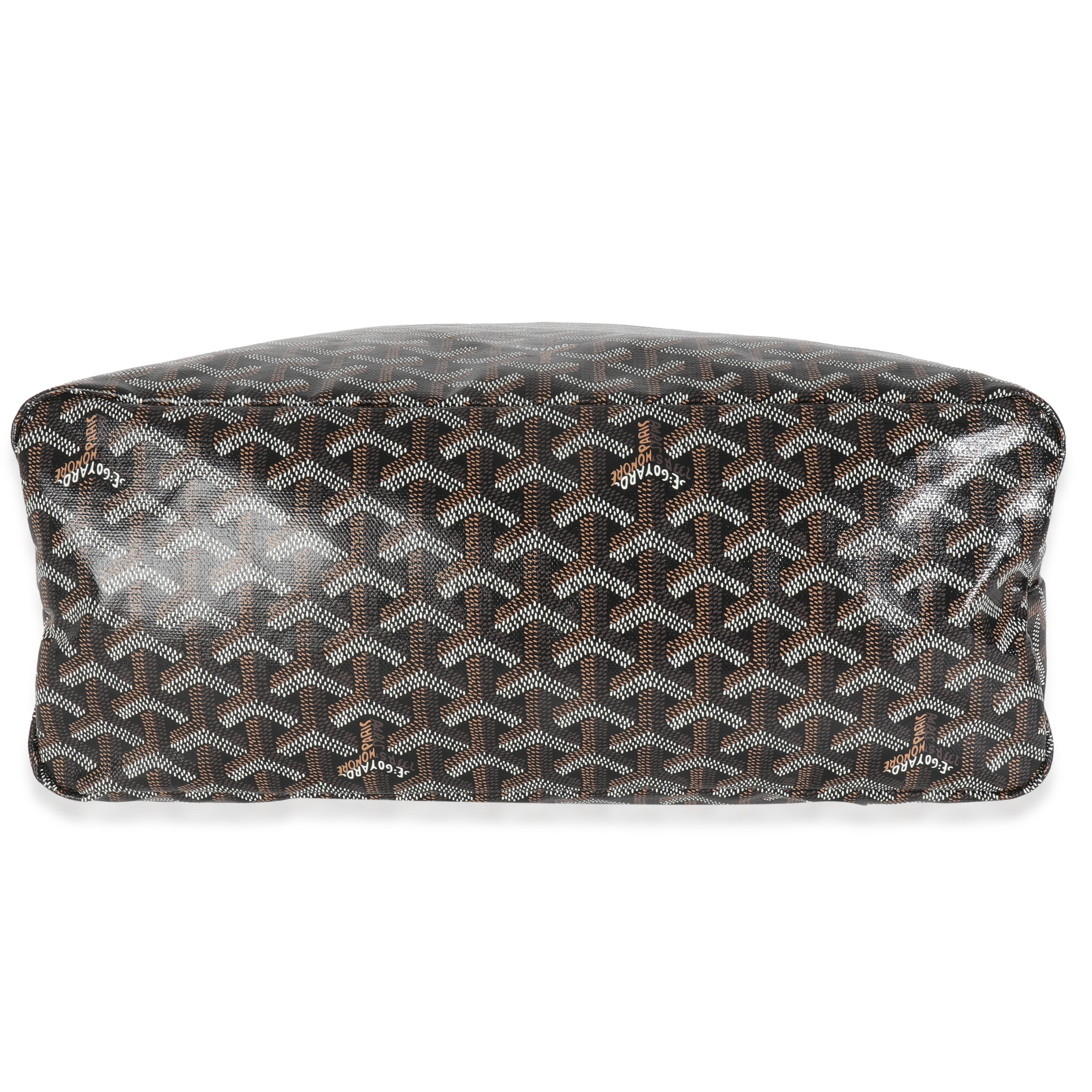 Goyard Gold Schwarz Goyardine Canvas Boheme PM im Angebot 3
