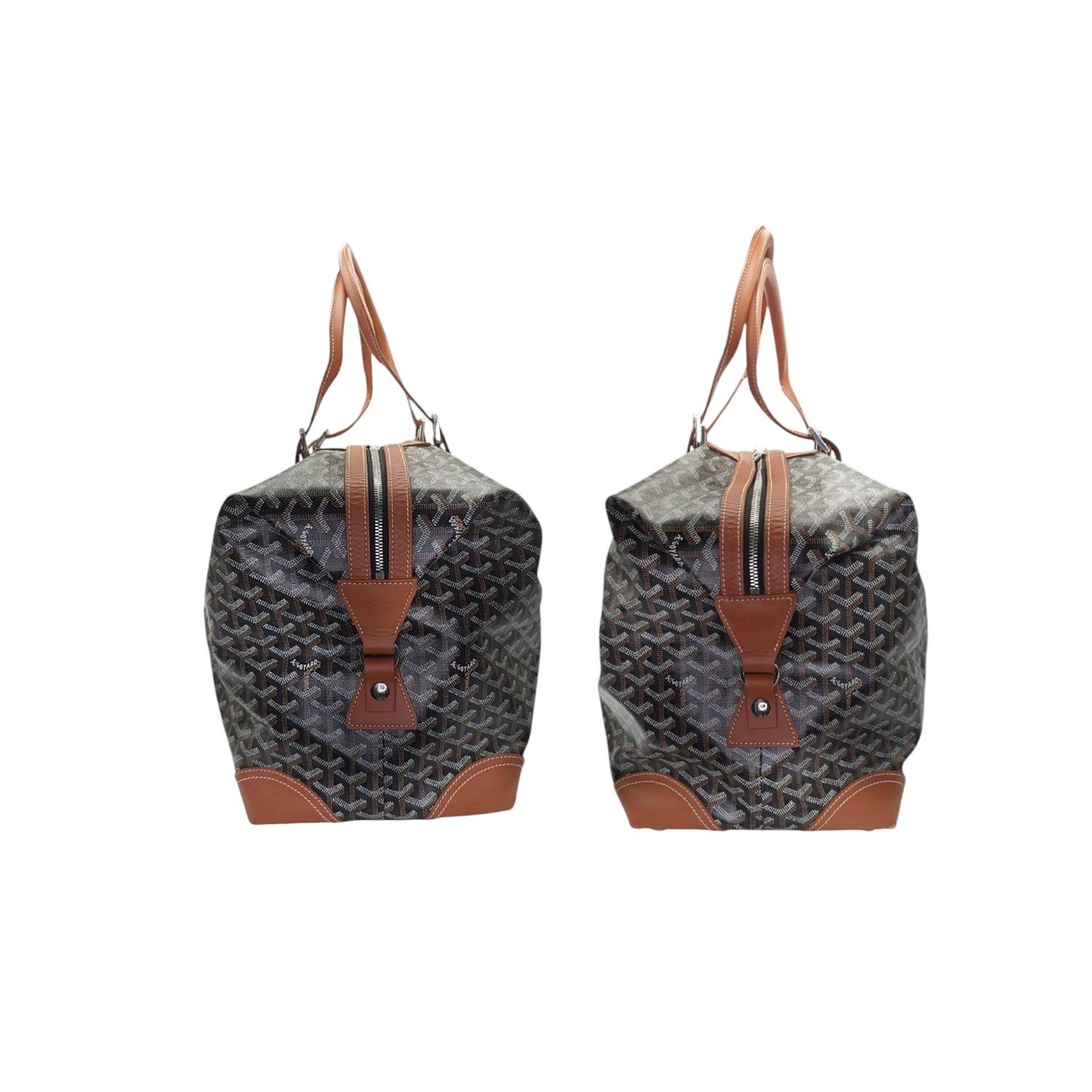 Women's or Men's Goyard Goyardine 2019 Boeing 45 Weekender Bag For Sale