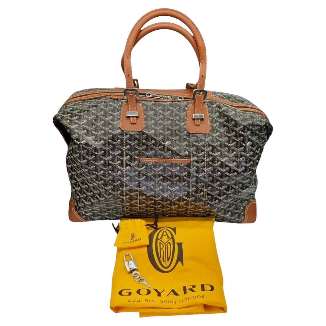 Goyard Goyardine 2019 Boeing 45 Weekender Bag