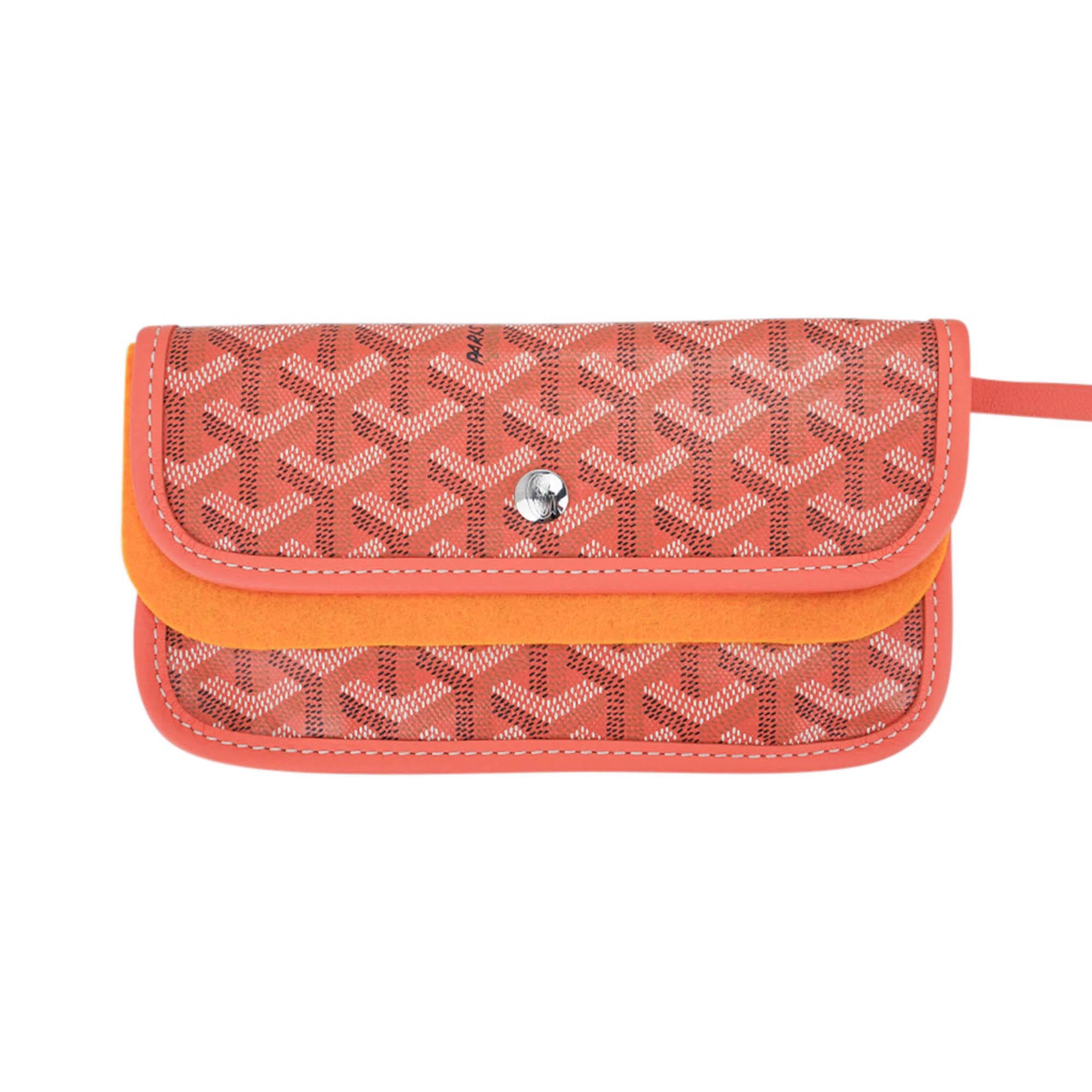 Goyard Goyardine Anjou PM limited Edition Coral Embroidered Seahorses Tote Bag 5