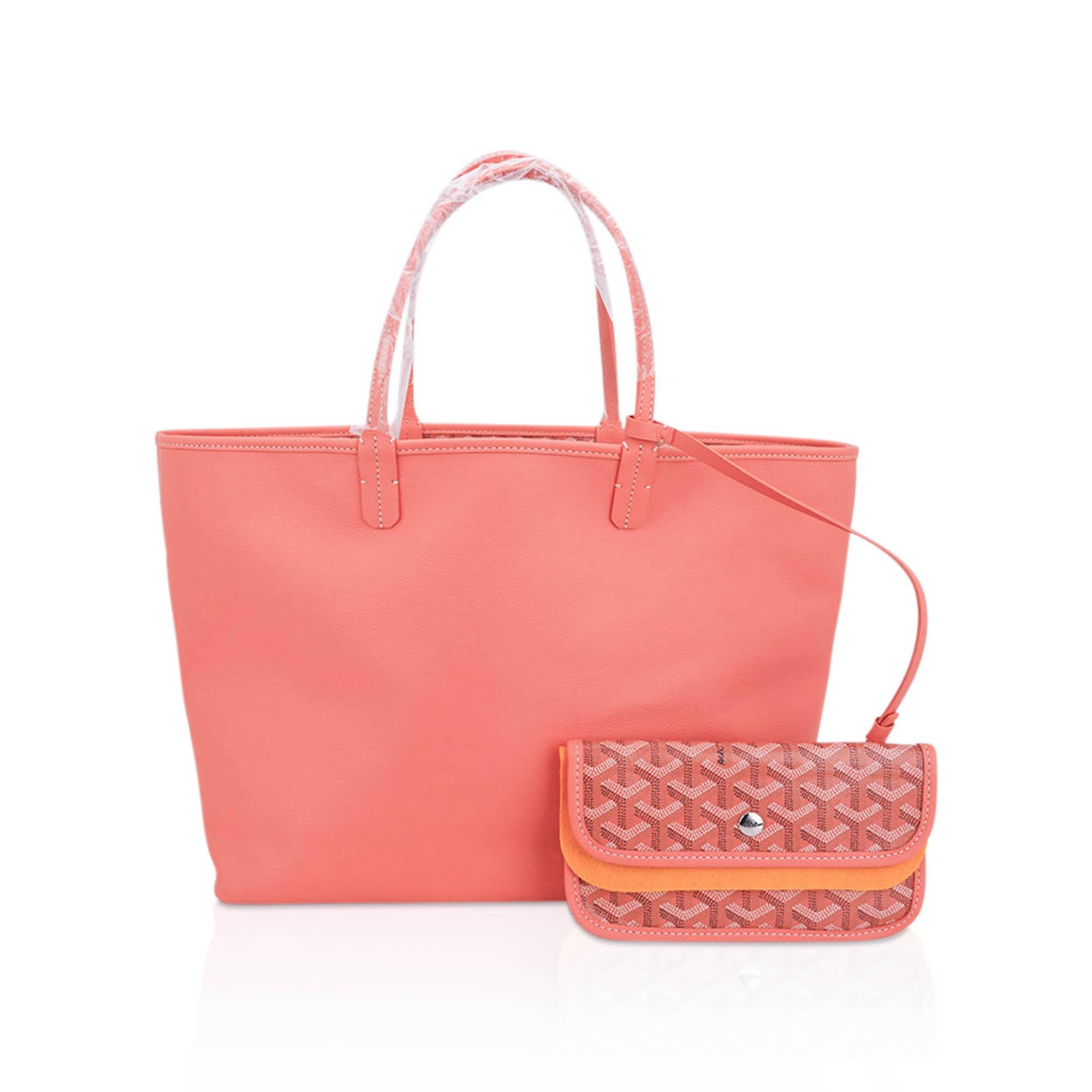 Goyard Goyardine Anjou PM limited Edition Coral Embroidered Seahorses Tote Bag 3