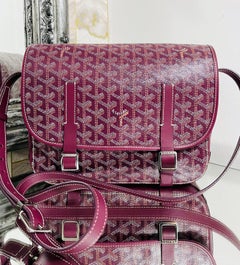 Goyard Goyardine Belvedere Canvas Messenger Bag