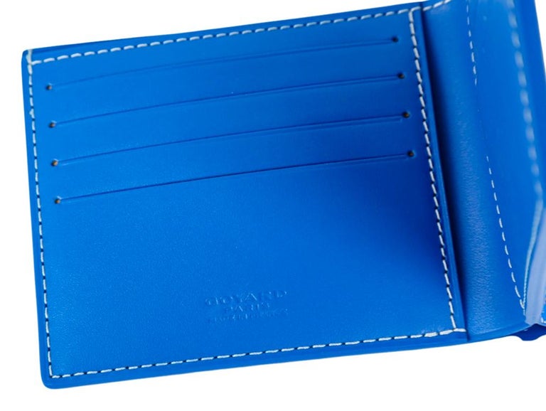 Shop - Goyard Goyardine Small Victoire Bifold Wallet Blue