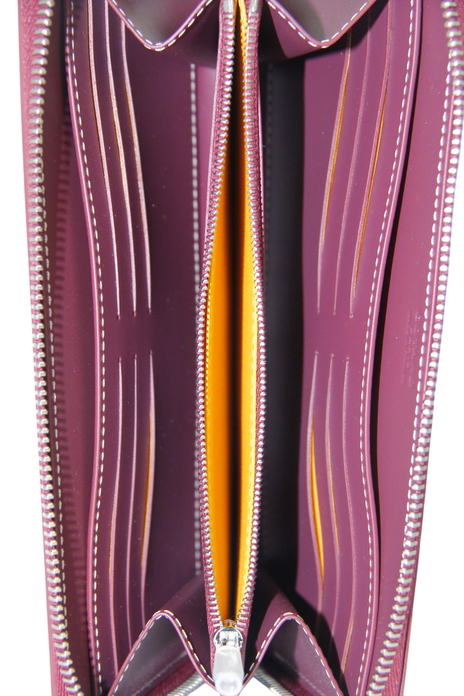 Goyard Goyardine Burgundy Matignon GM Wallet For Sale 1
