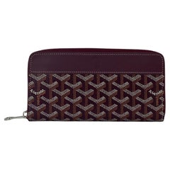 Goyard Goyardine Burgunder Matignon GM Brieftasche