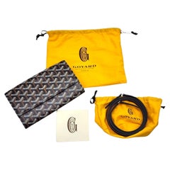 Goyard Goyardine Canvas Black Varenne Portafoglio Pochette con tracolla - New