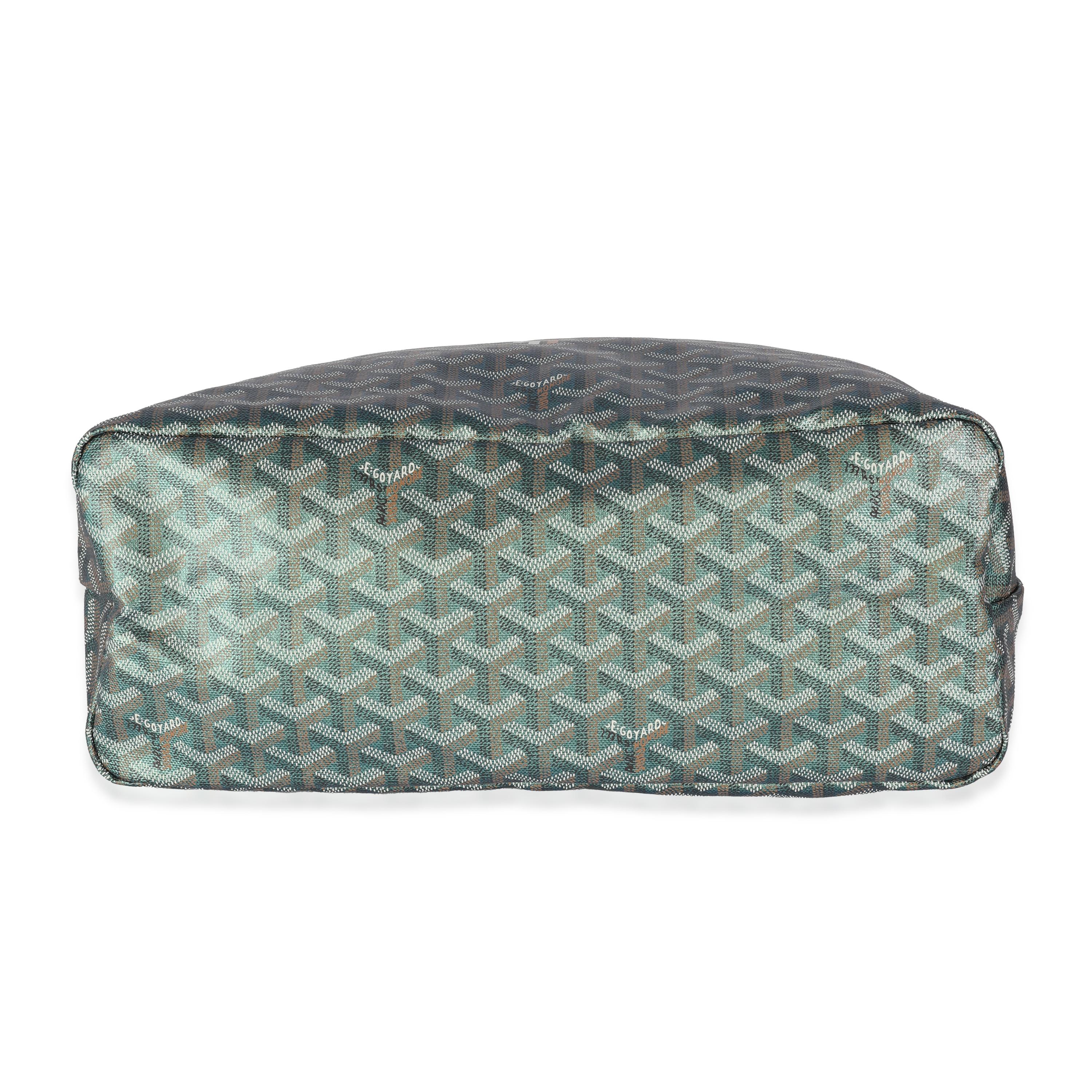Goyard Goyardine Canvas Pearly Green Boheme PM For Sale 3