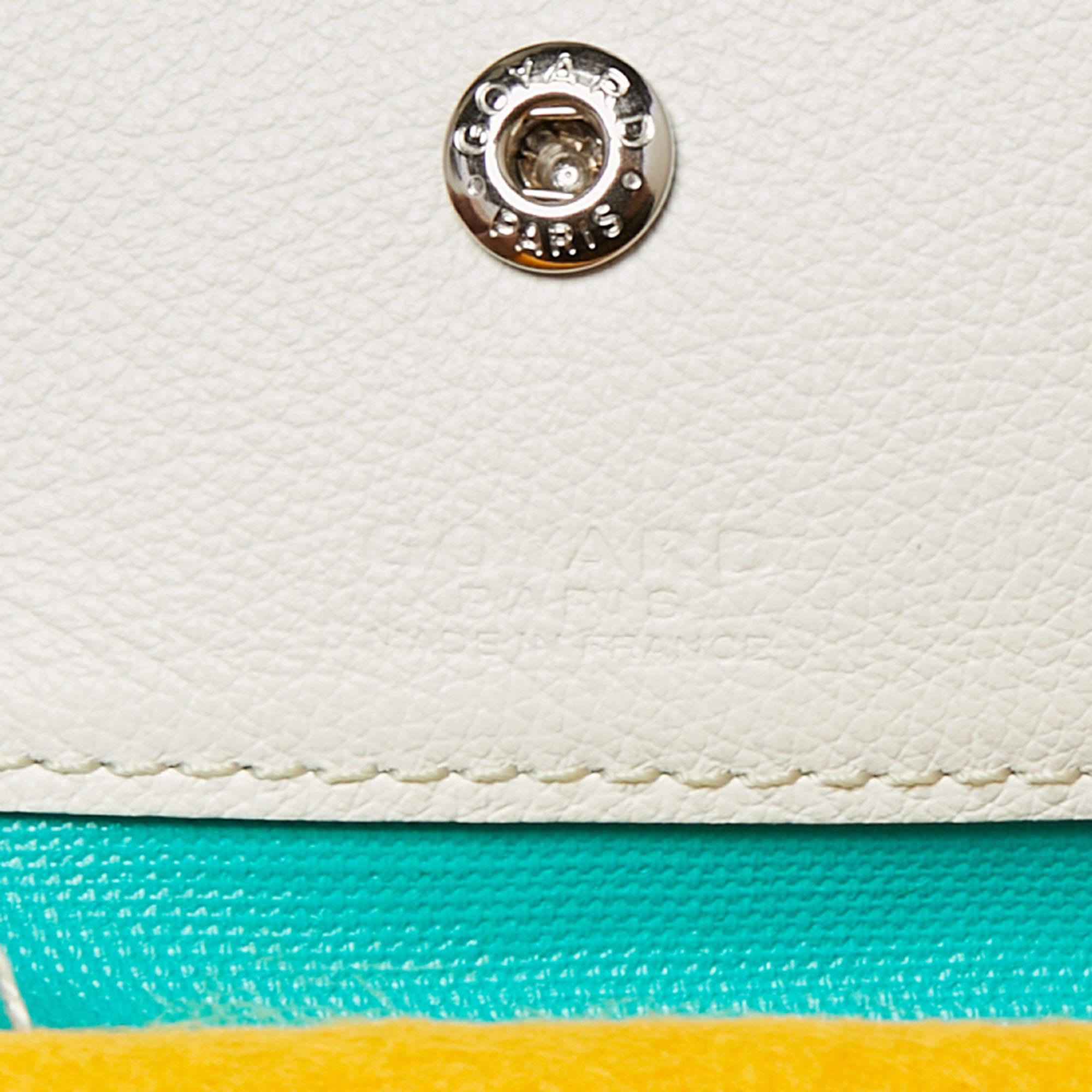 Goyard Goyardine Coated Canvas and Leather Saint Louise Claire Voie PM Tote 1